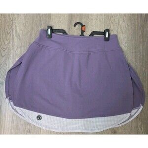 Reel Life Women’s Active Skort Size L Purple Athletic Skirt Shorts Pockets